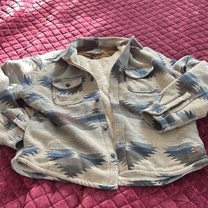 Jachs Brown and Blue Patterned Jacket